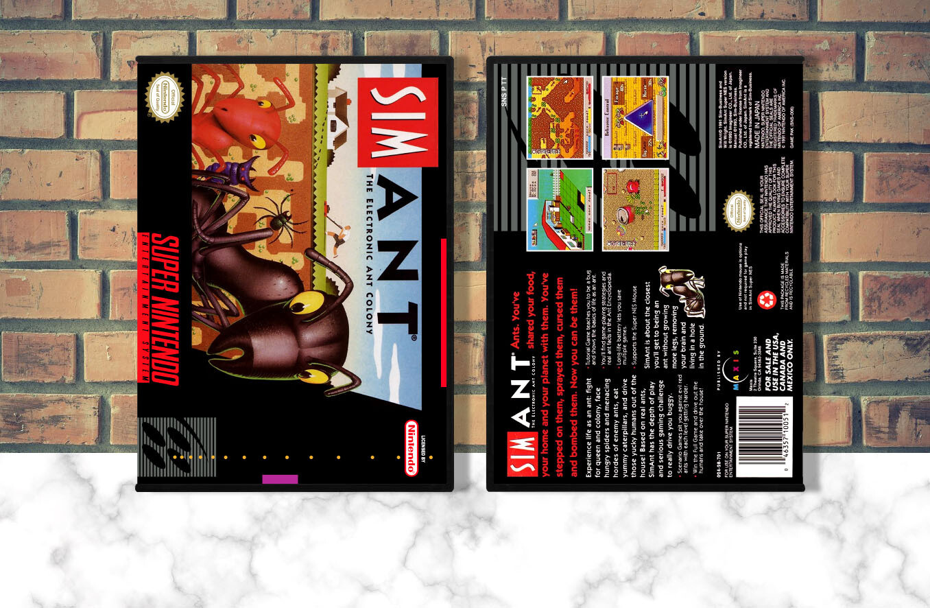 SimAnt, Case Color: DARK GREY (OEM DS CASE COLOR)