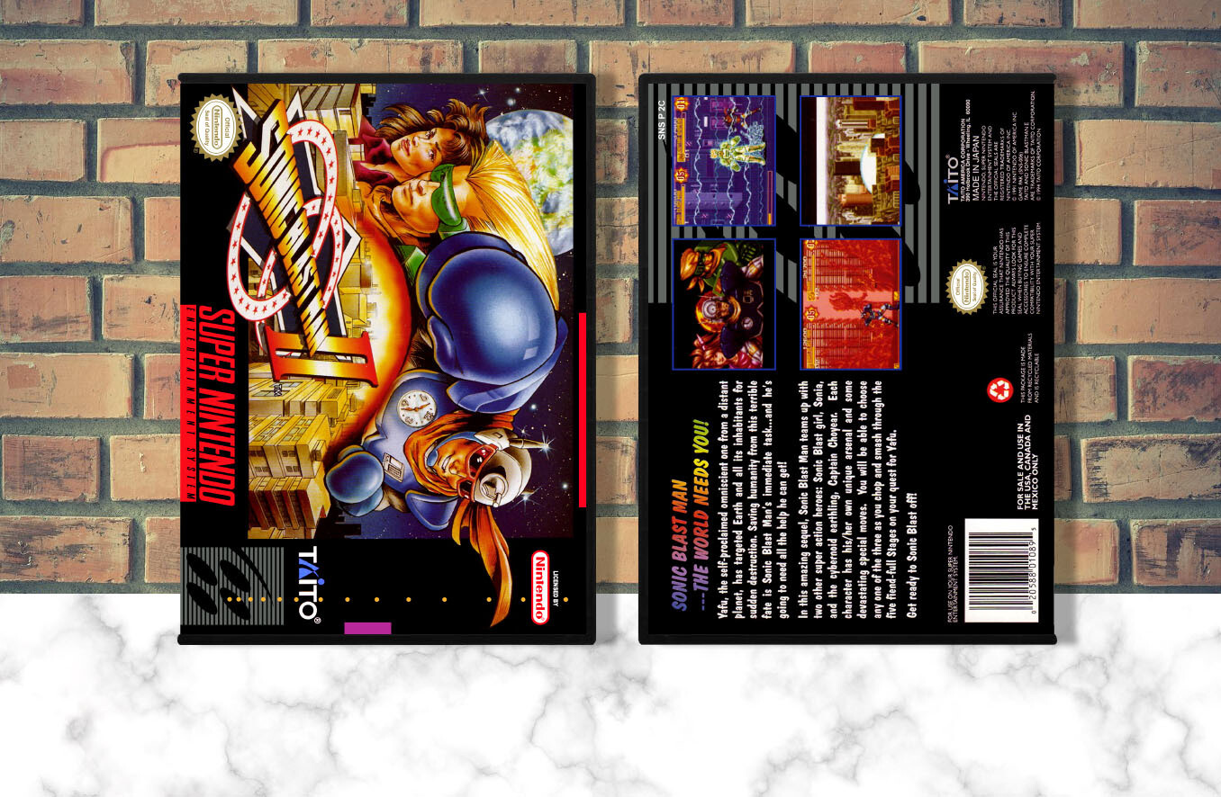 Sonic Blast Man II, Case Color: DARK GREY (OEM DS CASE COLOR)