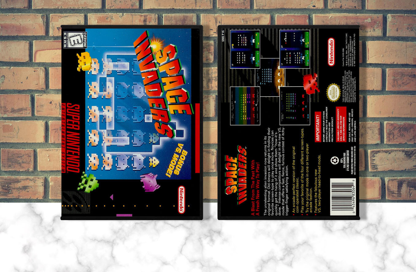 Space Invaders, Case Color: DARK GREY (OEM DS CASE COLOR)