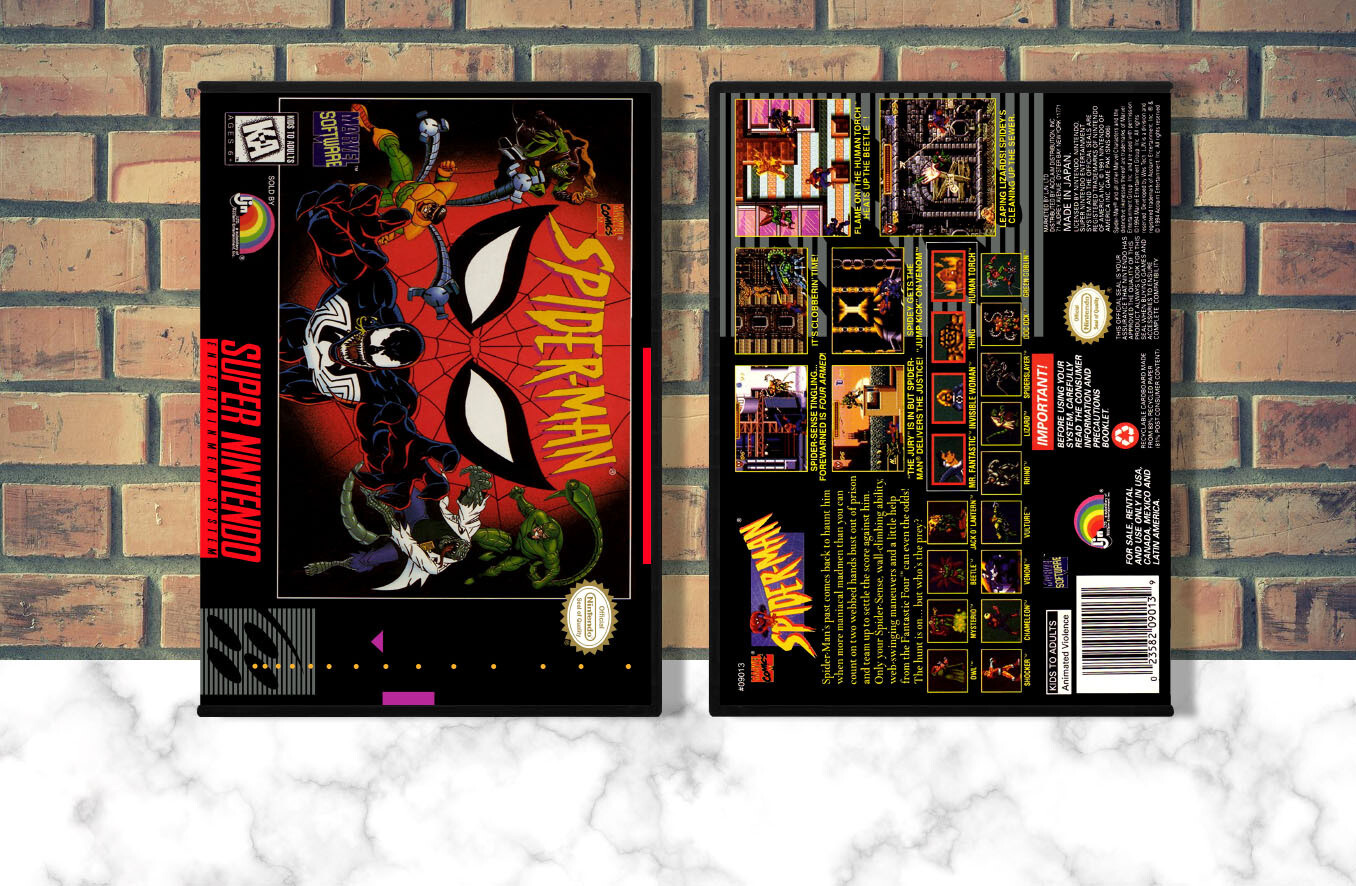 Spider-Man: The Animated Series, Case Color: DARK GREY (OEM DS CASE COLOR)