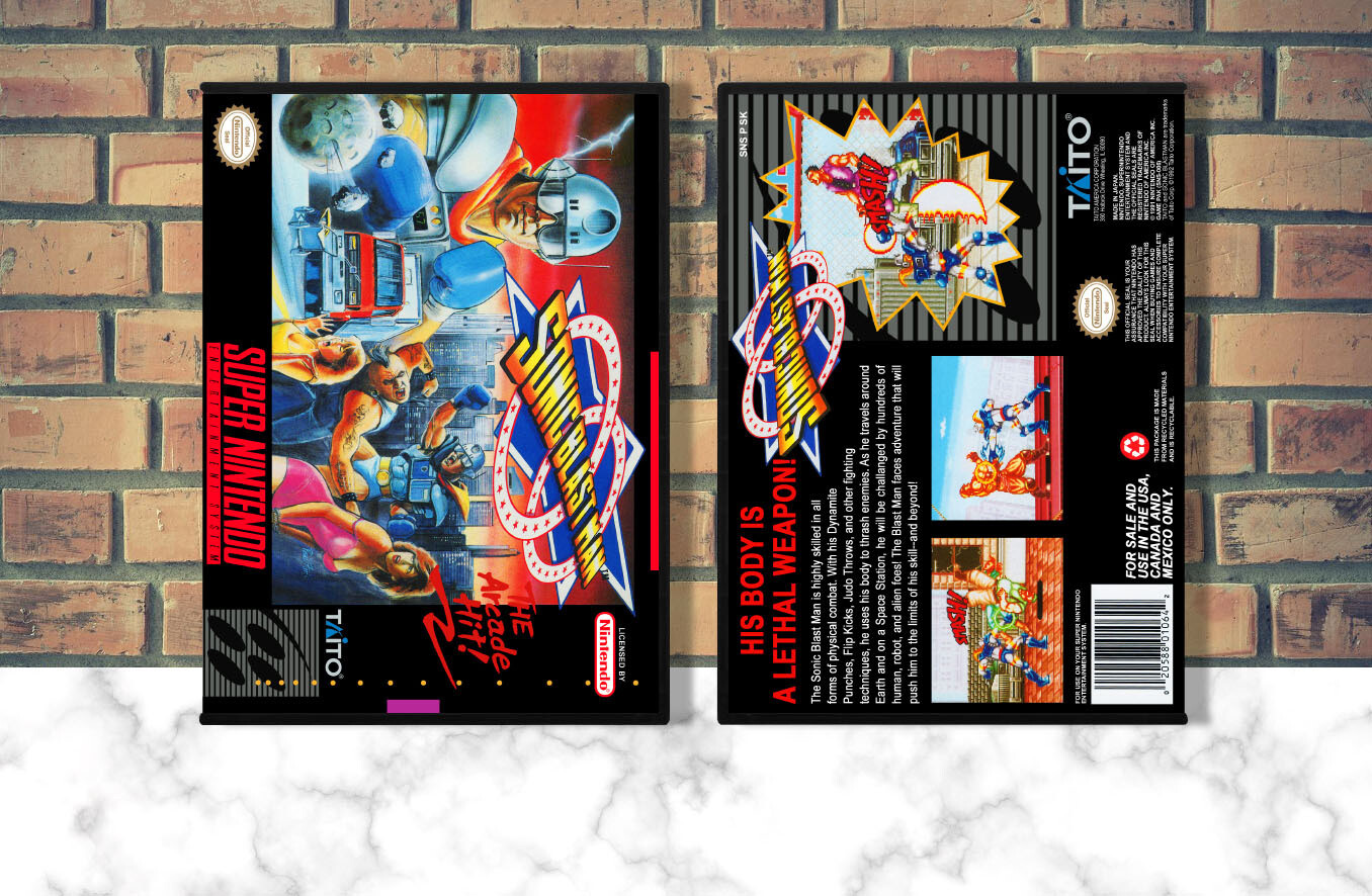 Sonic Blast Man, Case Color: DARK GREY (OEM DS CASE COLOR)