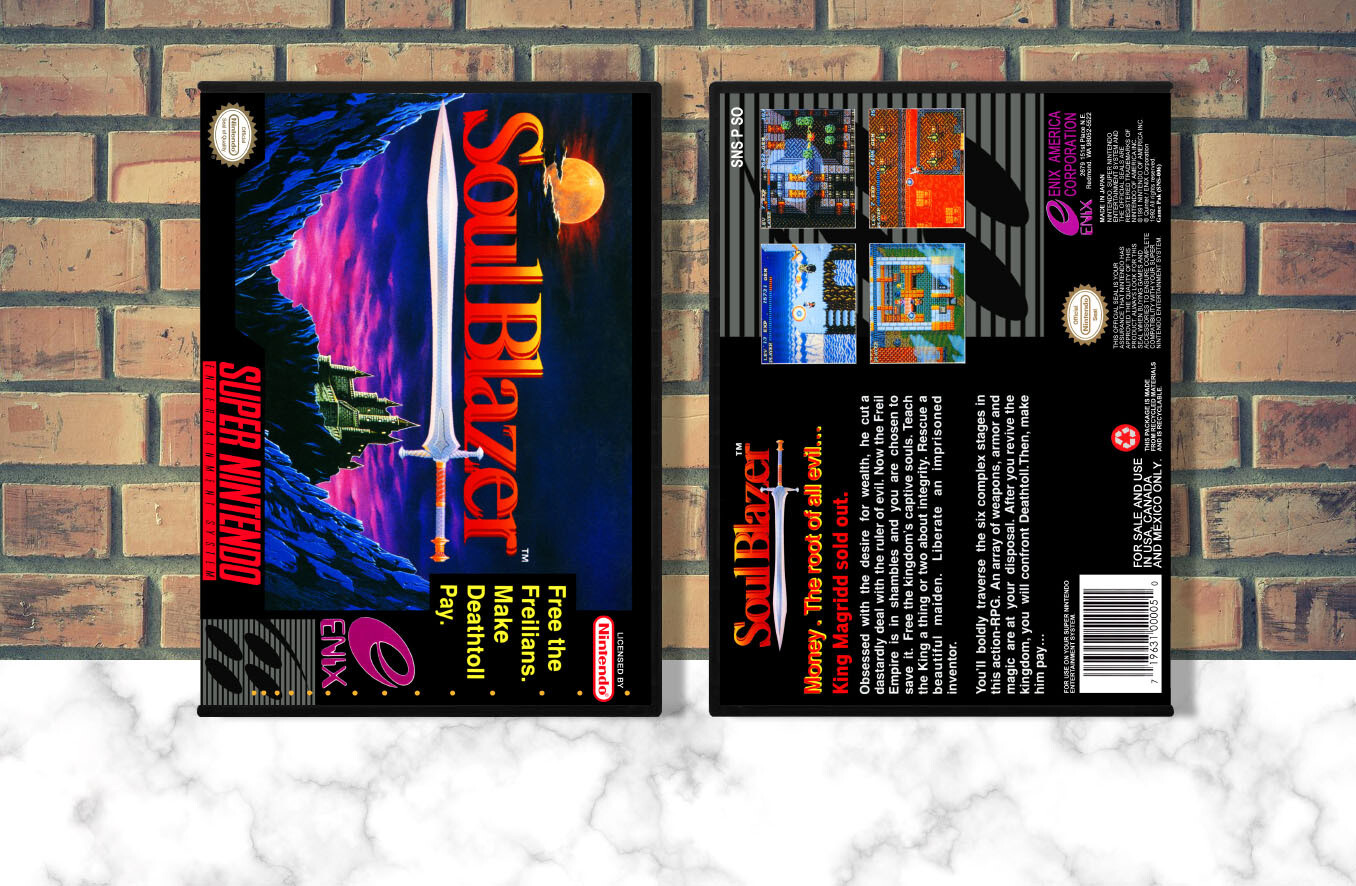 Soul Blazer, Case Color: DARK GREY (OEM DS CASE COLOR)