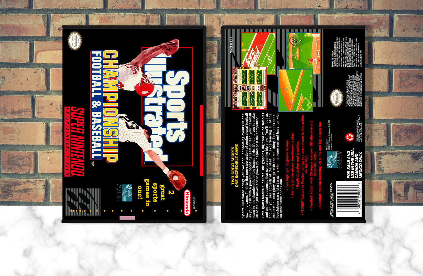 Sports Illustrated: Championship Football &amp; Baseball, Case Color: DARK GREY (OEM DS CASE COLOR)