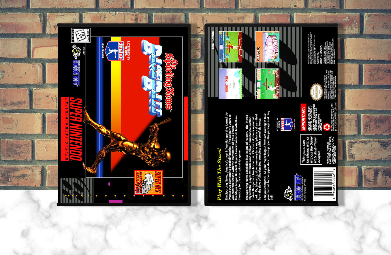 Sporting News, The: Power Baseball, Case Color: DARK GREY (OEM DS CASE COLOR)