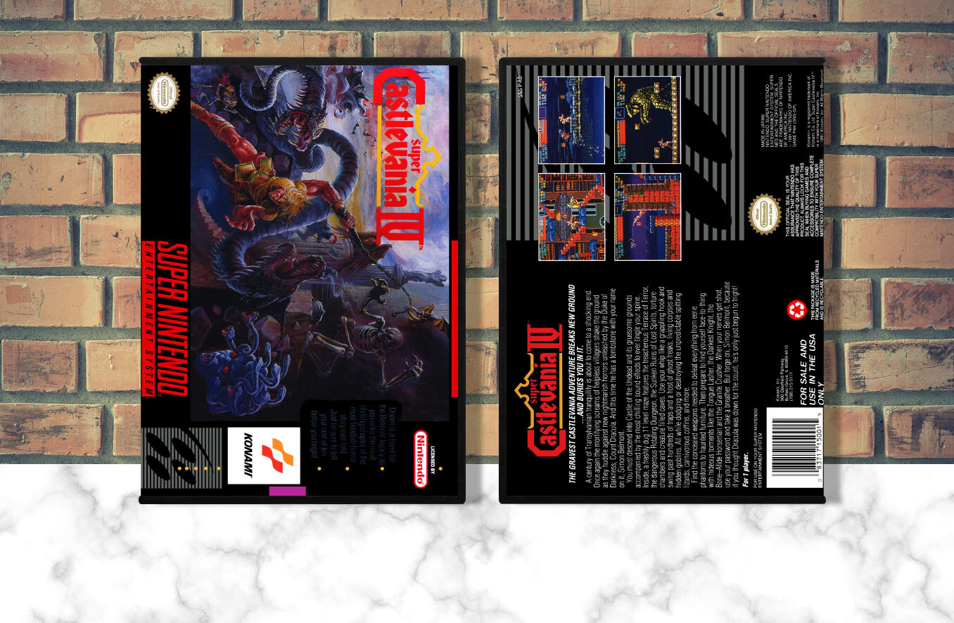 Super Castlevania IV, Case Color: DARK GREY (OEM DS CASE COLOR)