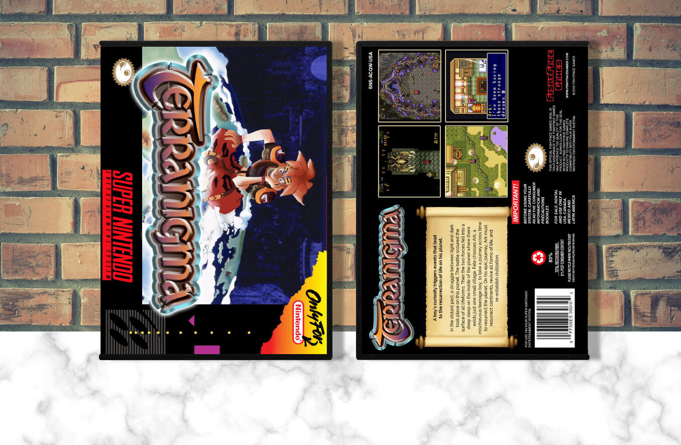 Terranigma, Case Color: DARK GREY (OEM DS CASE COLOR)