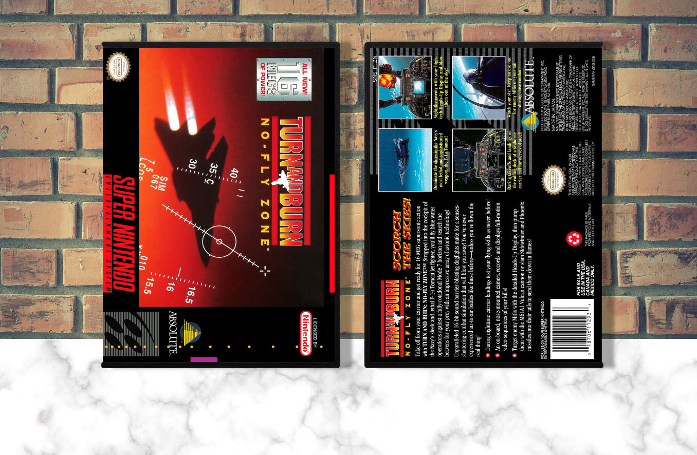 Turn and Burn: No-Fly Zone, Case Color: DARK GREY (OEM DS CASE COLOR)