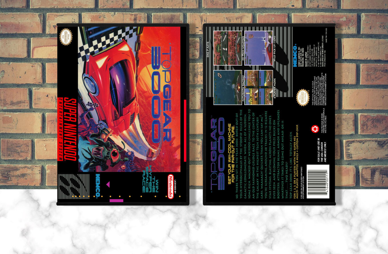 Top Gear 3000, Case Color: DARK GREY (OEM DS CASE COLOR)