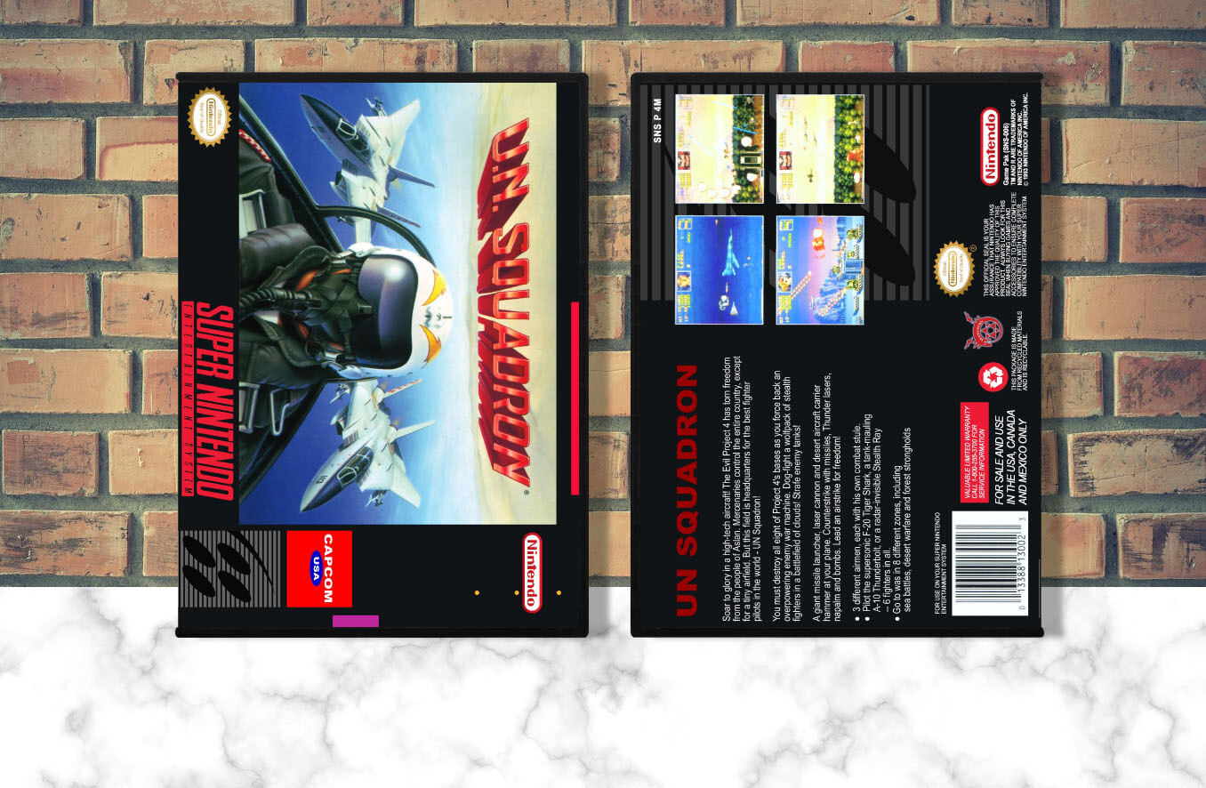 U.N. Squadron, Case Color: DARK GREY (OEM DS CASE COLOR)