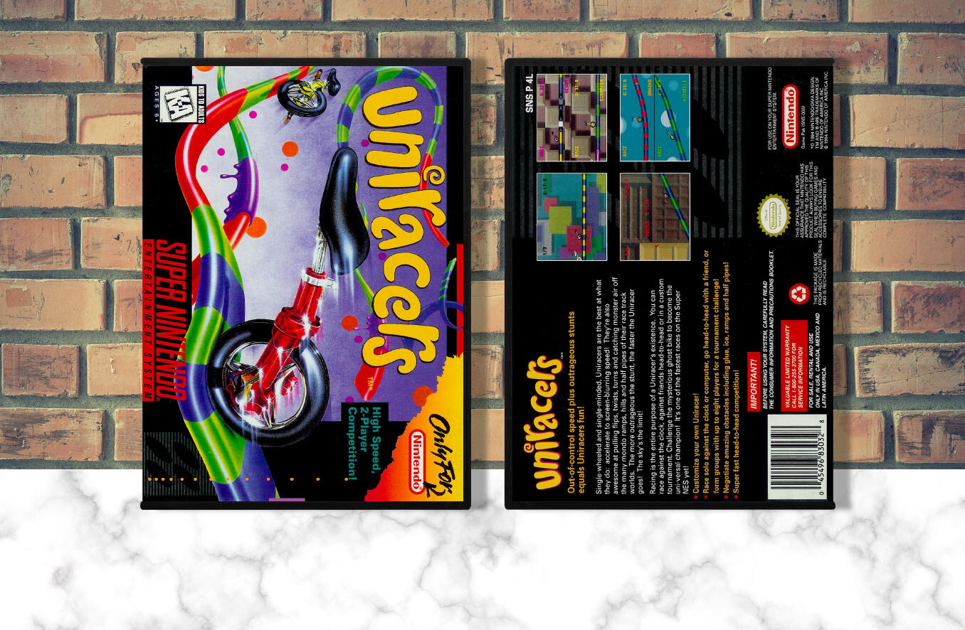 Uniracers, Case Color: DARK GREY (OEM DS CASE COLOR)