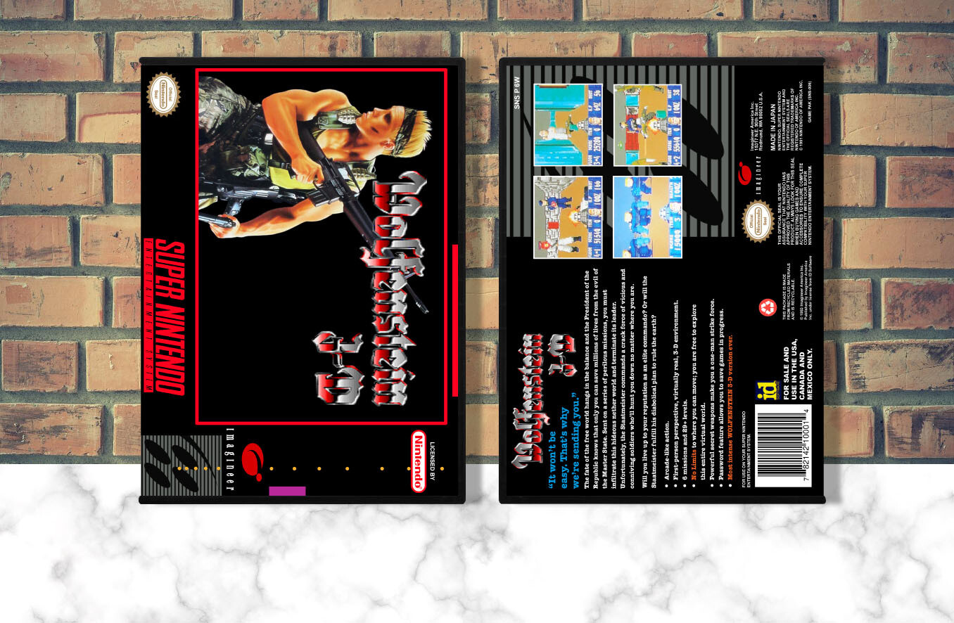 Wolfenstein 3D, Case Color: DARK GREY (OEM DS CASE COLOR)