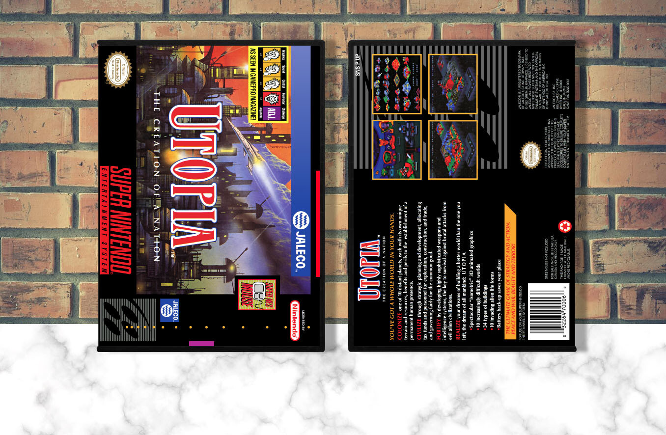 Utopia: The Creation of a Nation, Case Color: DARK GREY (OEM DS CASE COLOR)