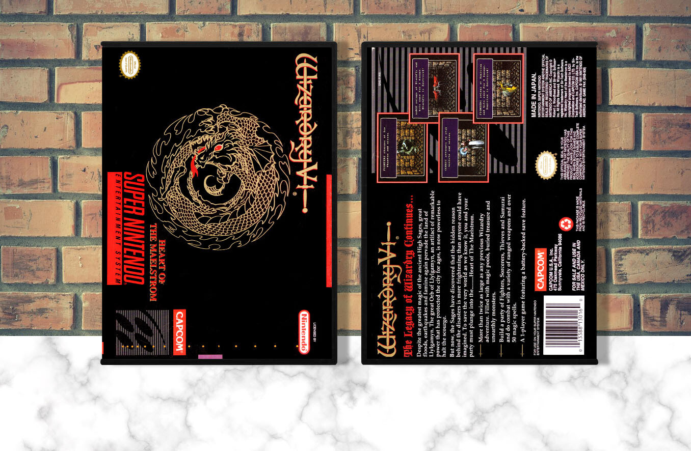 Wizardry V: Heart of the Maelstrom, Case Color: DARK GREY (OEM DS CASE COLOR)