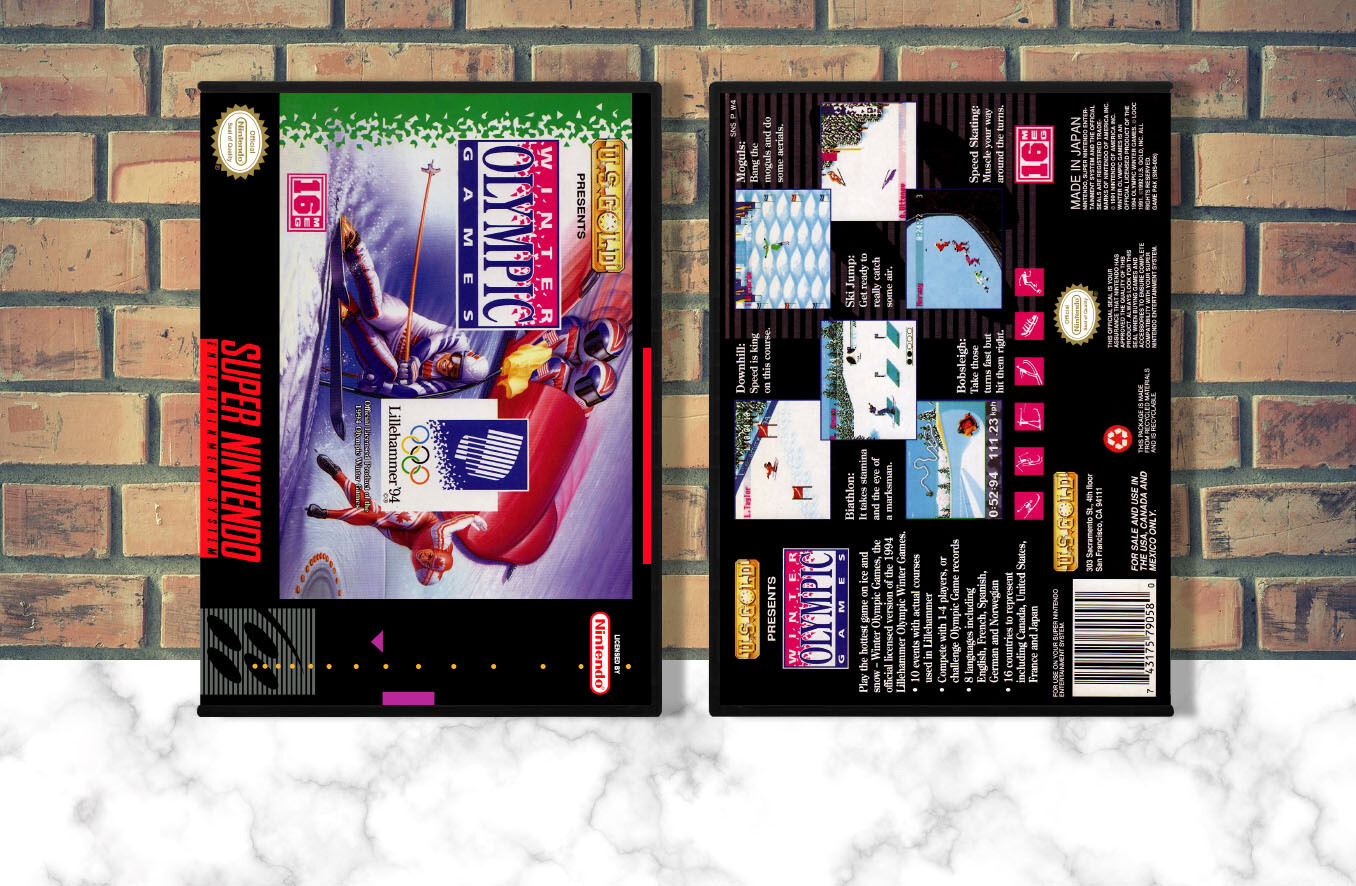 Winter Olympic Games: Lillehammer &#39;94, Case Color: DARK GREY (OEM DS CASE COLOR)