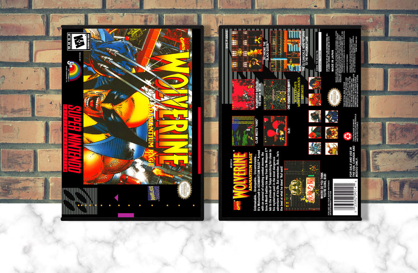 Wolverine: Adamantium Rage, Case Color: DARK GREY (OEM DS CASE COLOR)