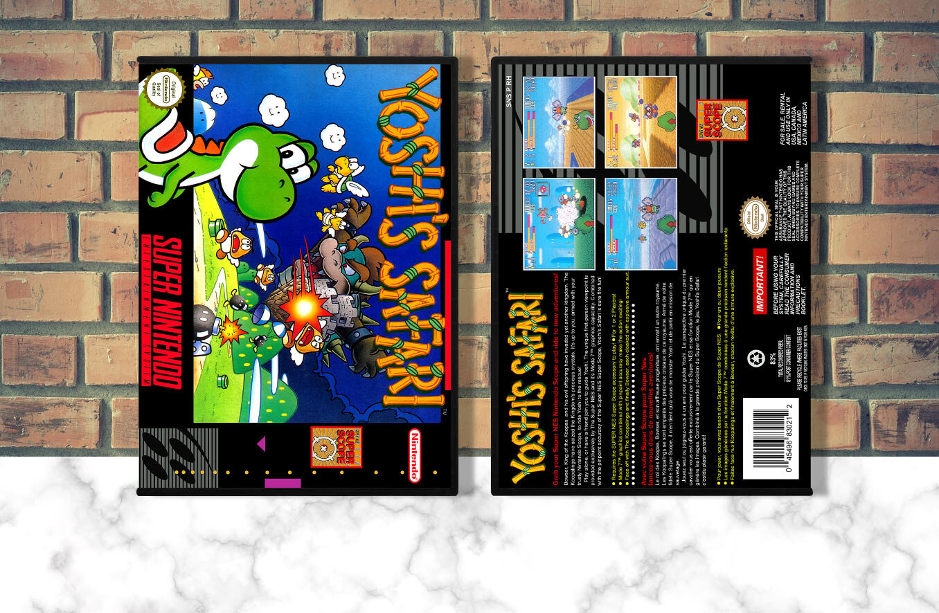 Yoshi&#39;s Safari, Case Color: DARK GREY (OEM DS CASE COLOR)