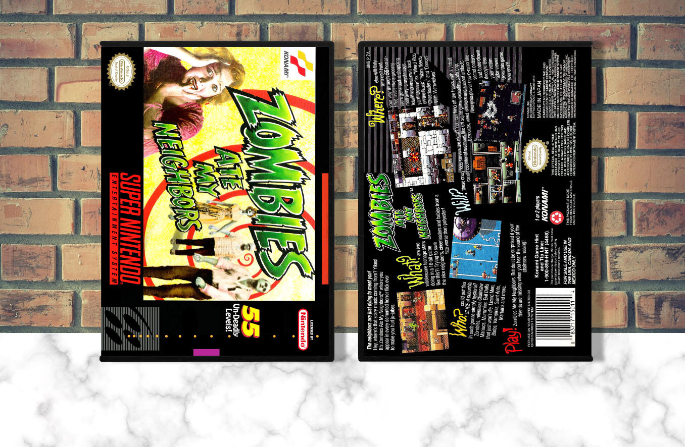 Zombies Ate My Neighbors, Case Color: DARK GREY (OEM DS CASE COLOR)