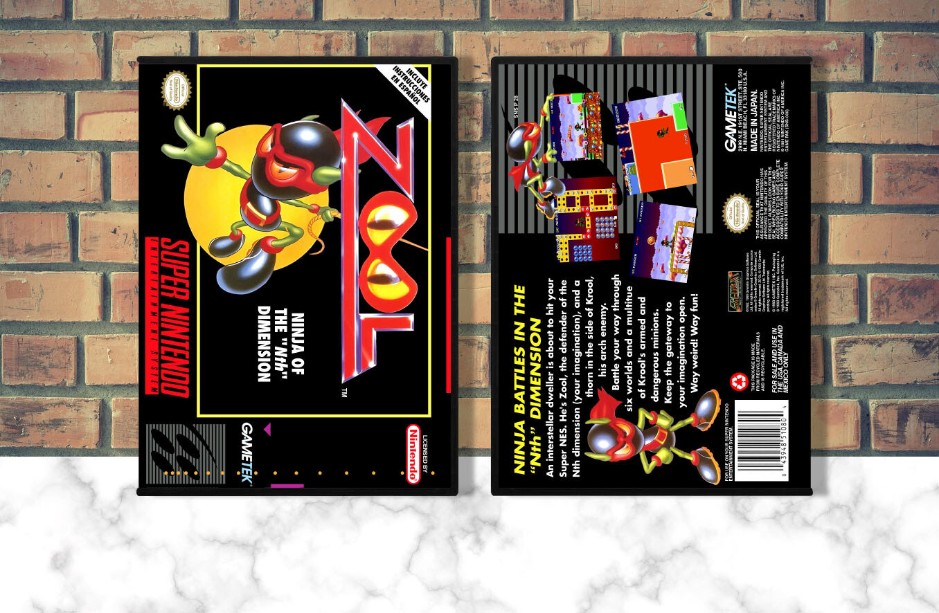 Zool: Ninja of the &quot;Nth&quot; Dimension, Case Color: DARK GREY (OEM DS CASE COLOR)