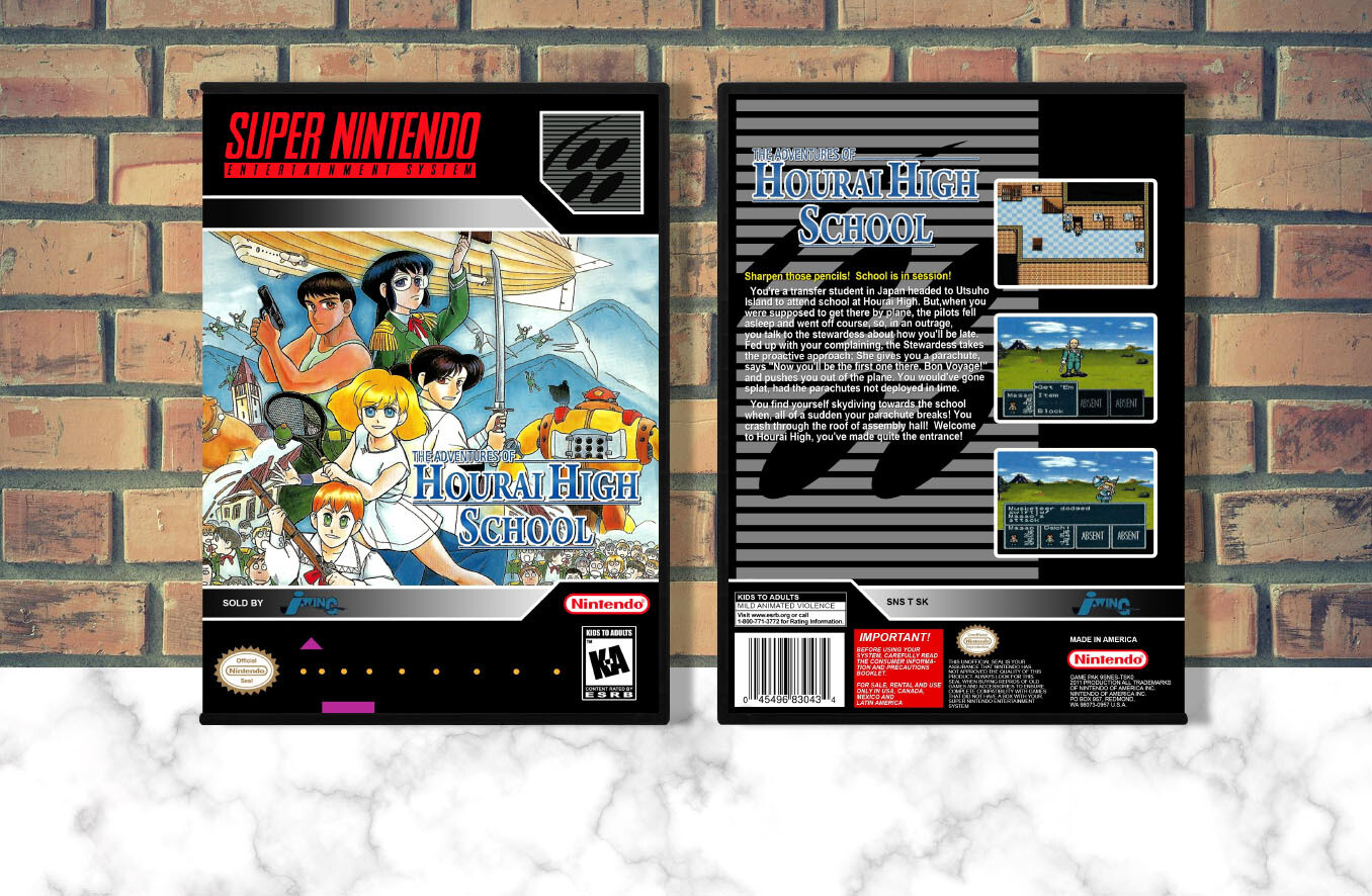 Adventures of Hourai High School, The, Case Color: DARK GREY (OEM DS CASE COLOR)
