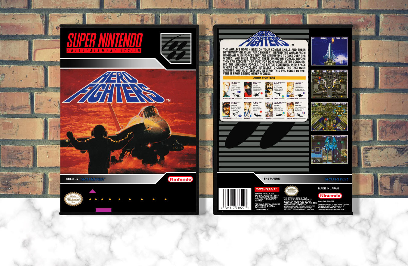 Aero Fighters, Case Color: DARK GREY (OEM DS CASE COLOR)