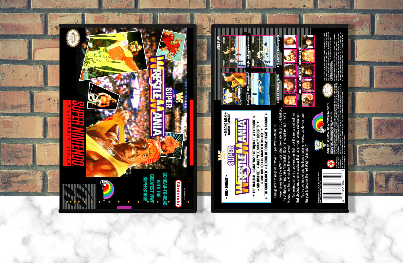 WWF Super WrestleMania, Case Color: DARK GREY (OEM DS CASE COLOR)