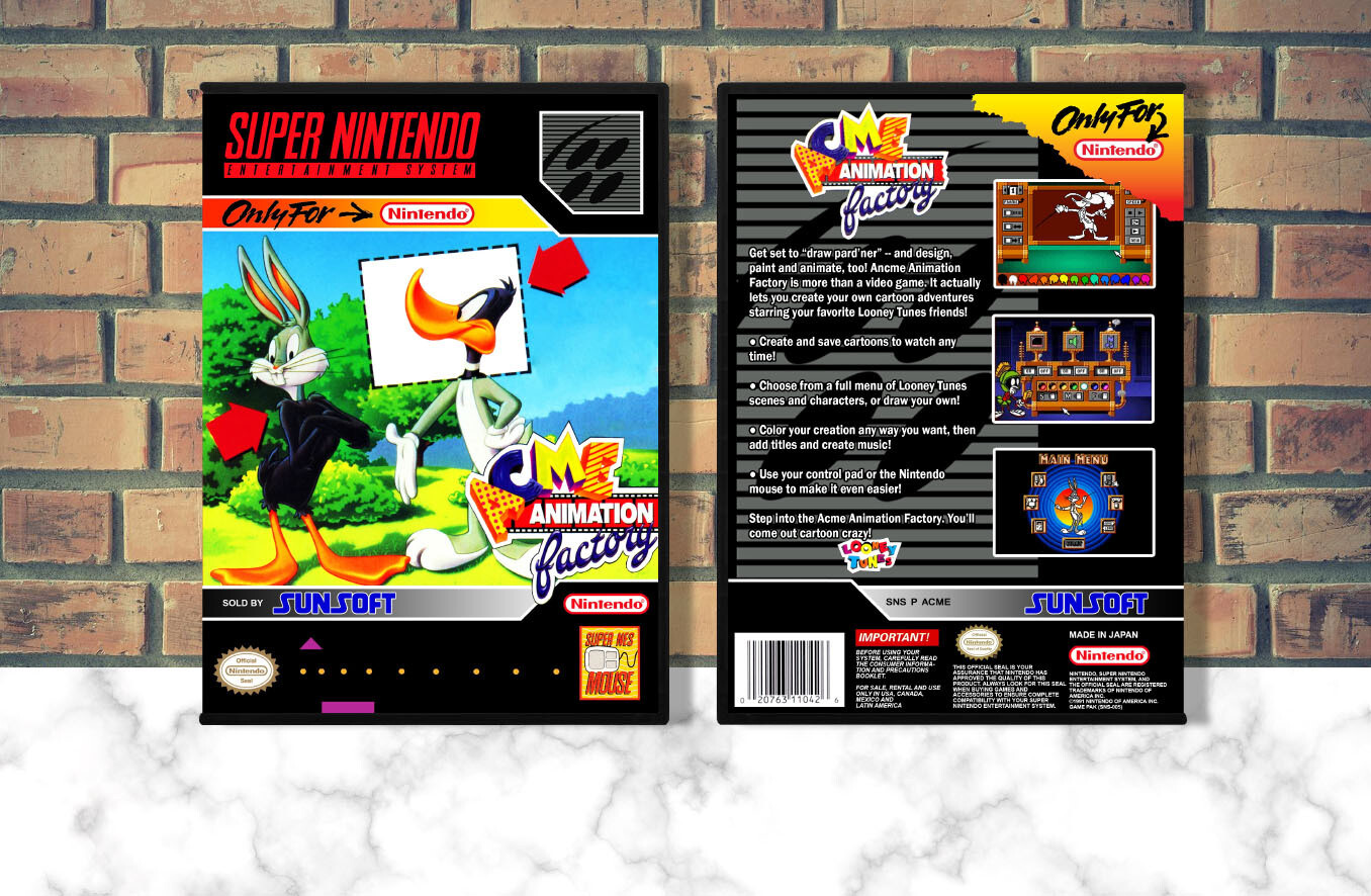 ACME Animation Factory, Case Color: DARK GREY (OEM DS CASE COLOR)