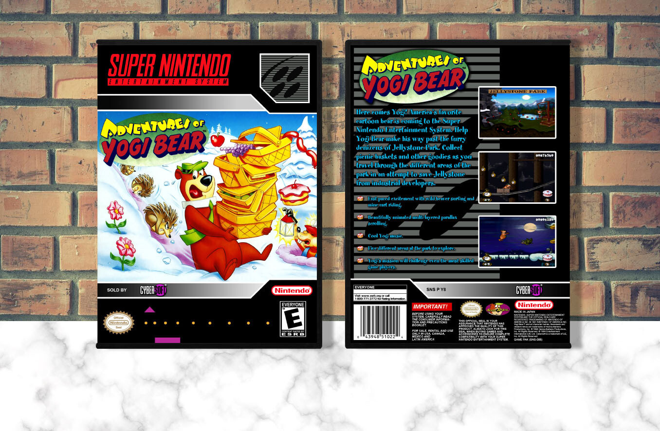 Adventures of Yogi Bear, Case Color: DARK GREY (OEM DS CASE COLOR)