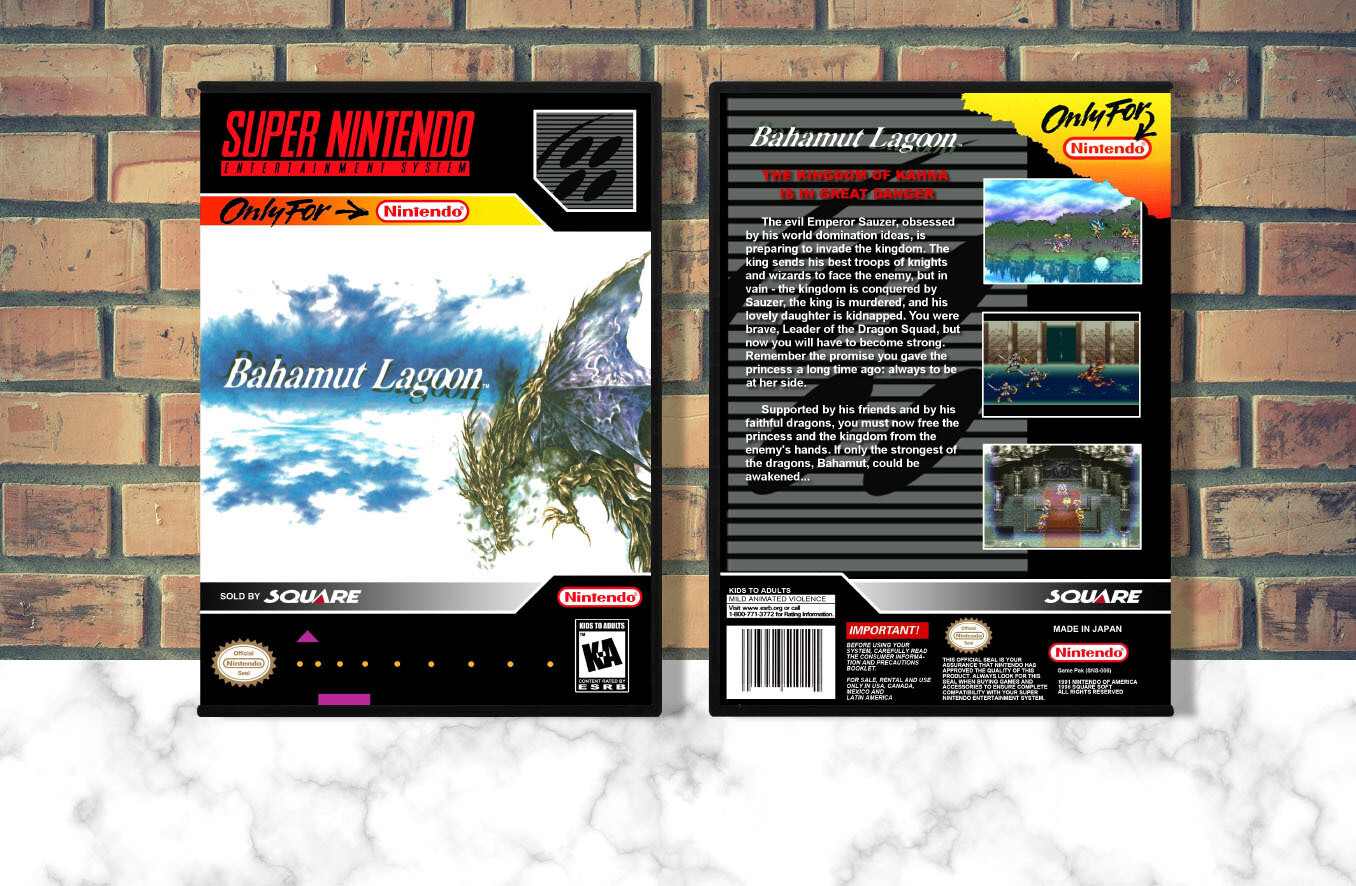 Bahamut Lagoon, Case Color: DARK GREY (OEM DS CASE COLOR)