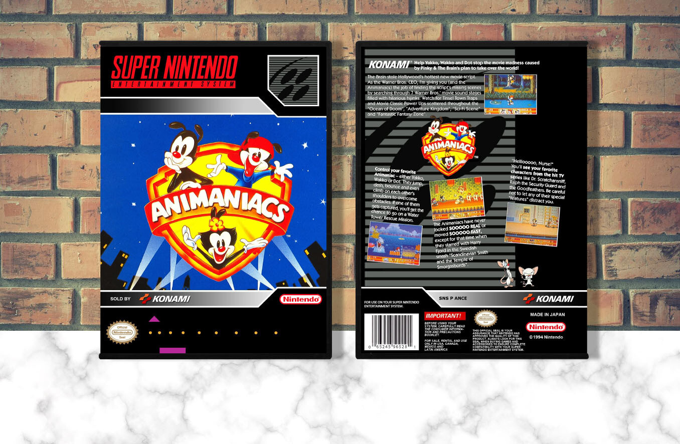 Animaniacs, Case Color: DARK GREY (OEM DS CASE COLOR)