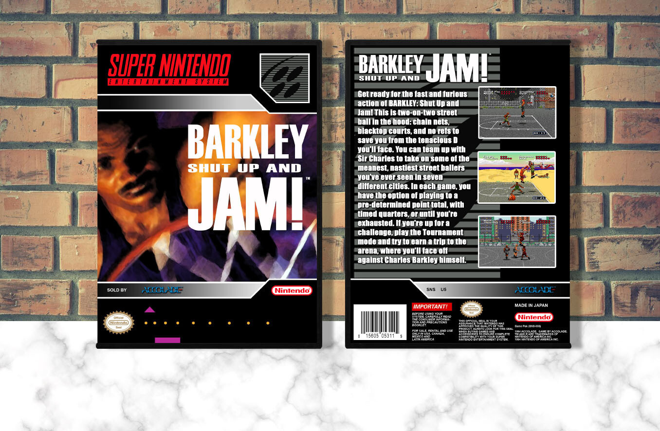 Barkley Shut Up and Jam!, Case Color: DARK GREY (OEM DS CASE COLOR)