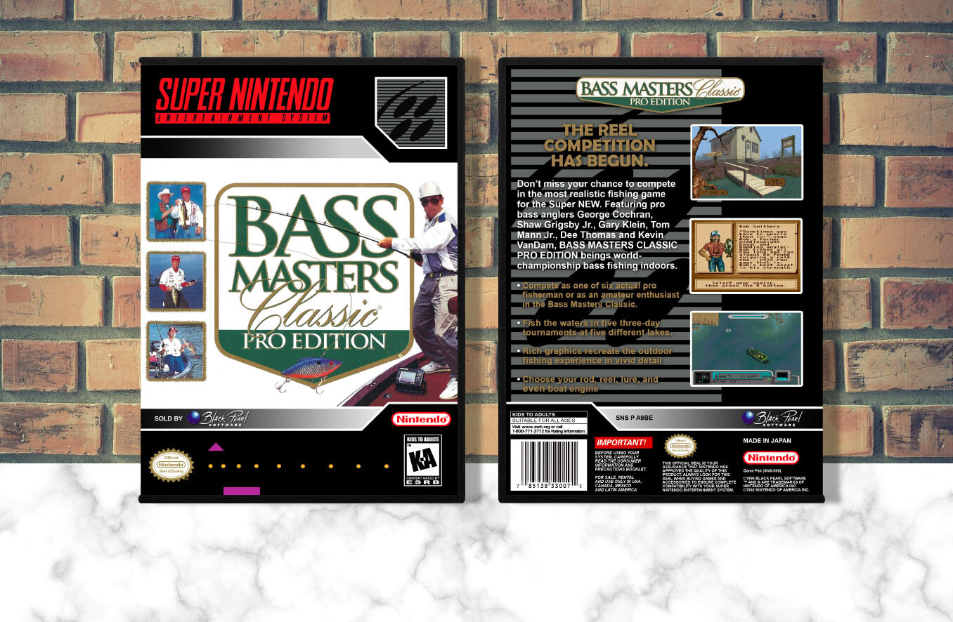 Bass Masters Classic: Pro Edition, Case Color: DARK GREY (OEM DS CASE COLOR)