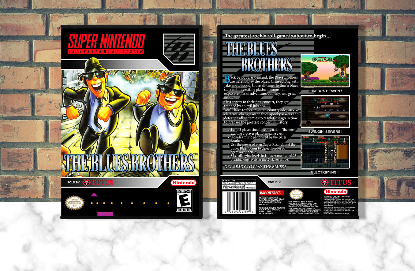 Blues Brothers, The, Case Color: DARK GREY (OEM DS CASE COLOR)