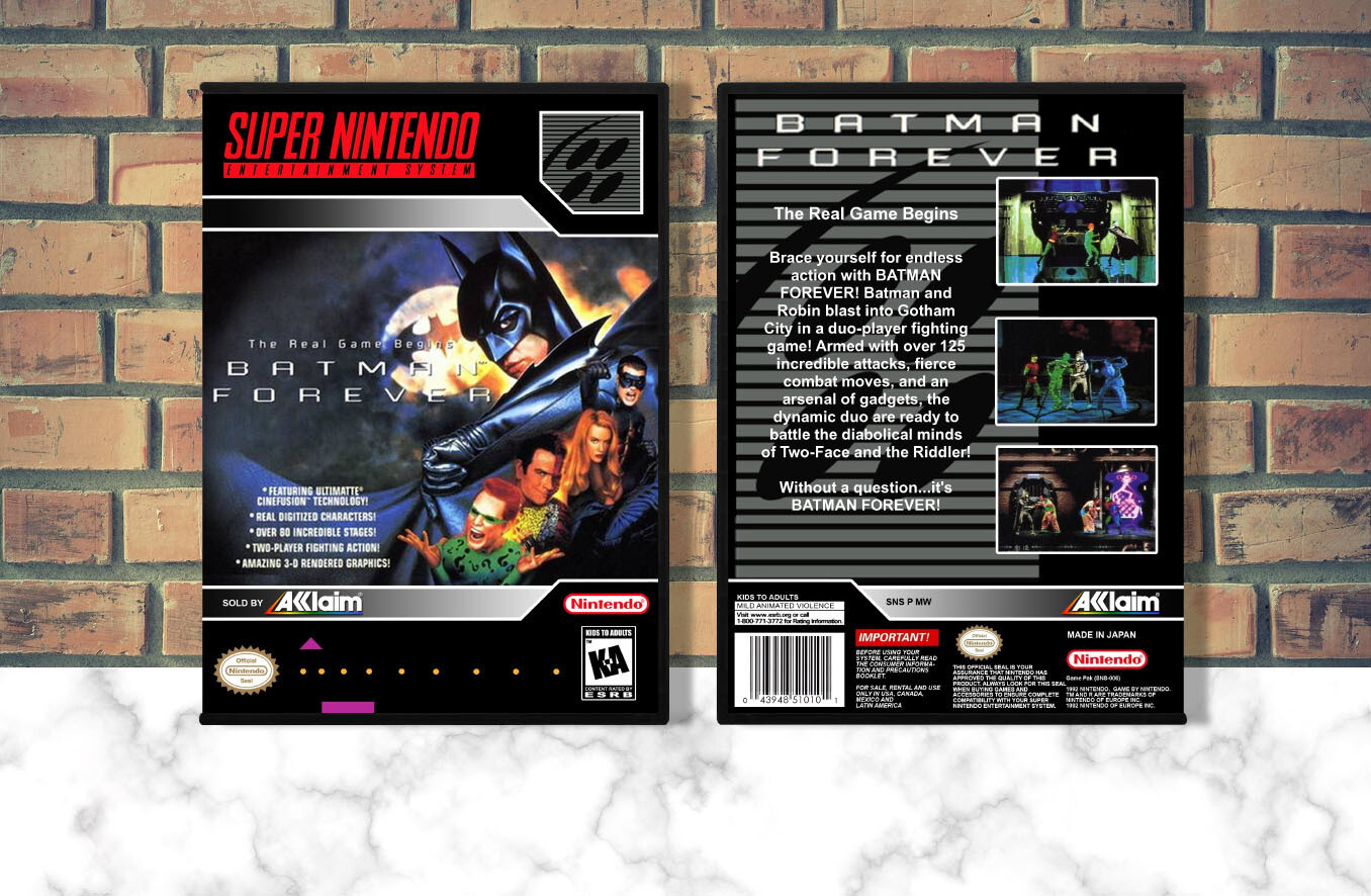 Batman Forever, Case Color: DARK GREY (OEM DS CASE COLOR)