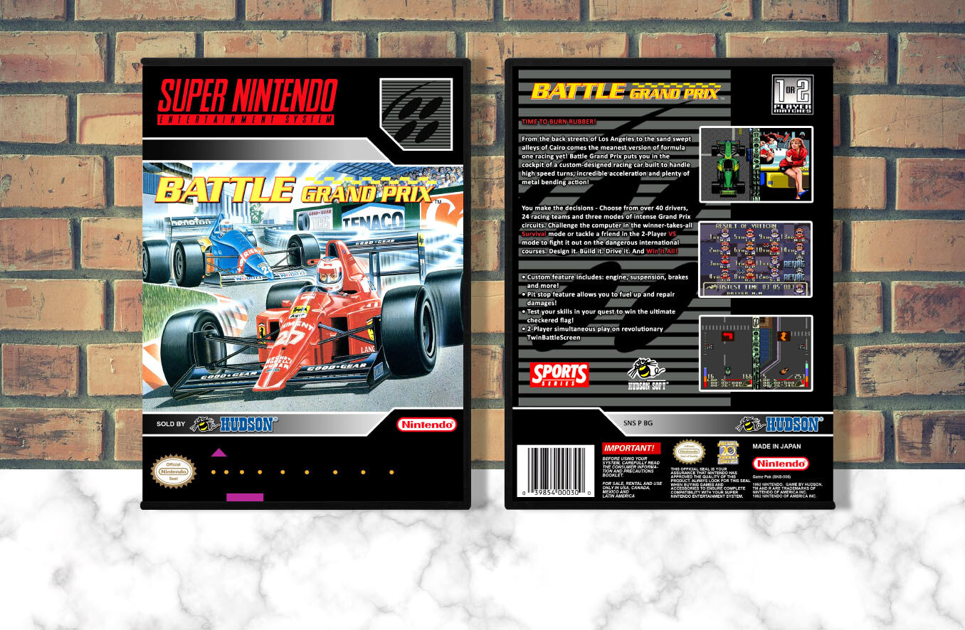 Battle Grand Prix, Case Color: DARK GREY (OEM DS CASE COLOR)