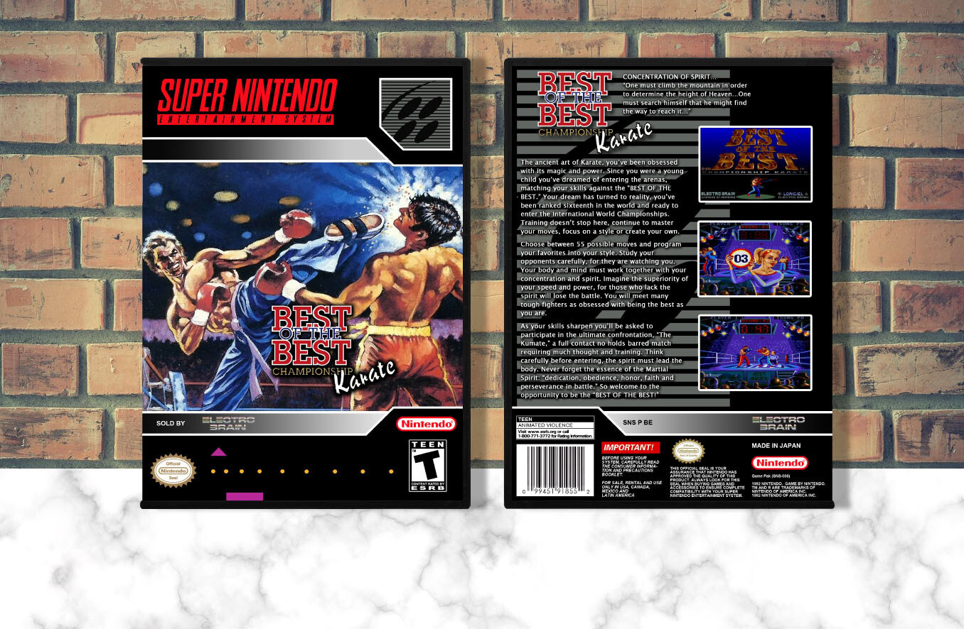 Best of the Best: Championship Karate, Case Color: DARK GREY (OEM DS CASE COLOR)