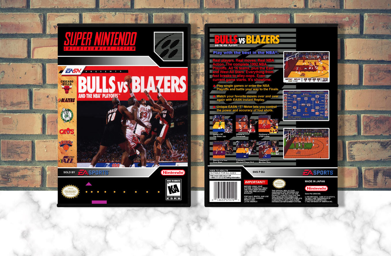 Bulls vs Blazers and the NBA Playoffs, Case Color: DARK GREY (OEM DS CASE COLOR)