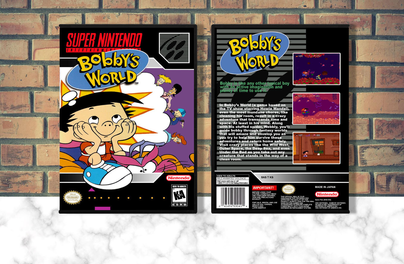 Bobby's World, Case Color: DARK GREY (OEM DS CASE COLOR)