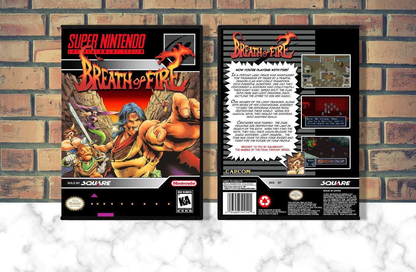 Breath of Fire, Case Color: DARK GREY (OEM DS CASE COLOR)