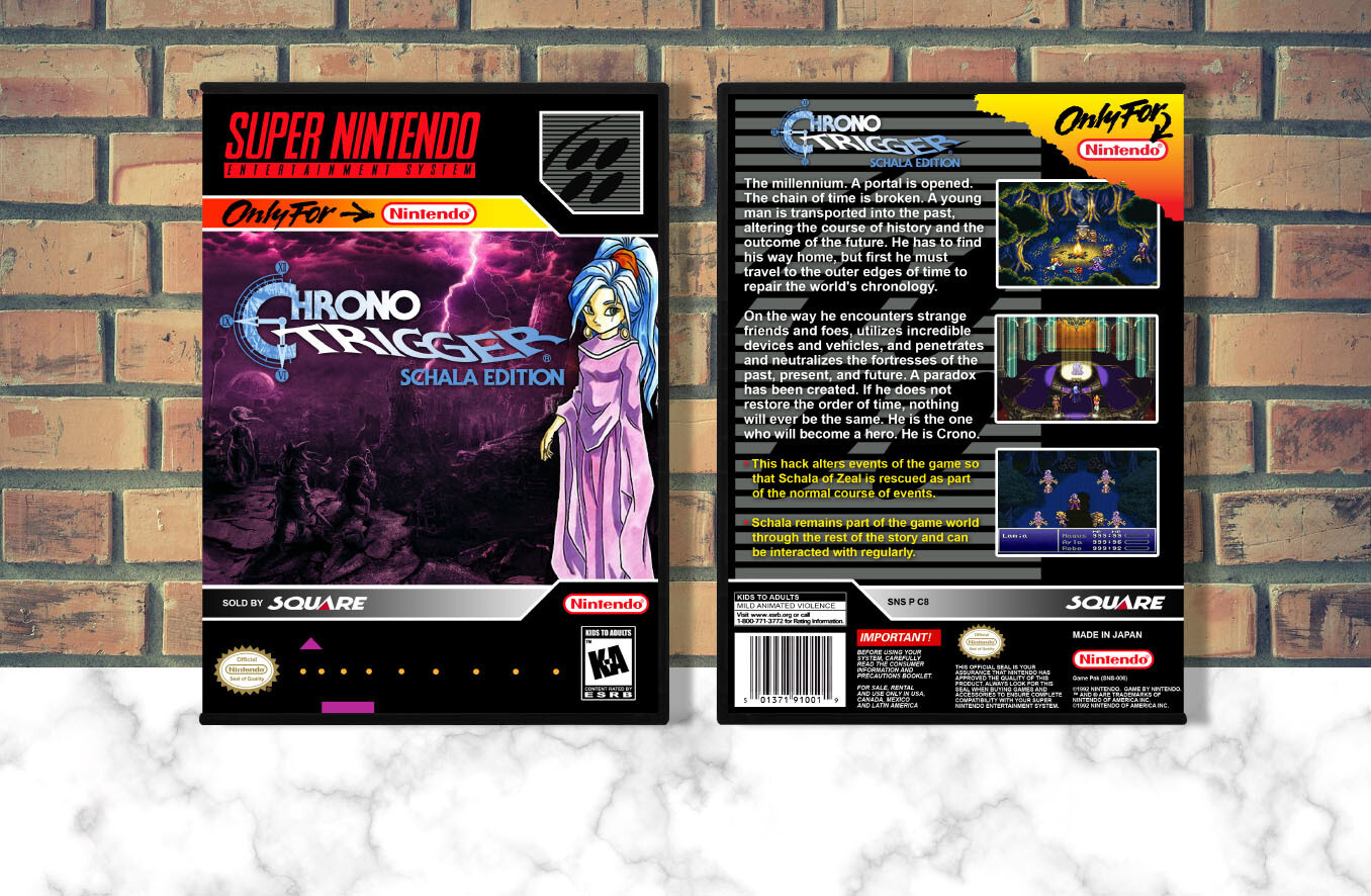 Chrono Trigger: Schala Edition, Case Color: DARK GREY (OEM DS CASE COLOR)