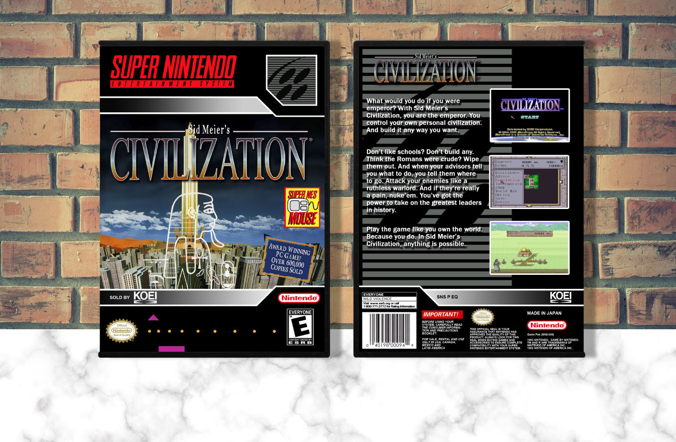 Civilization, Case Color: DARK GREY (OEM DS CASE COLOR)
