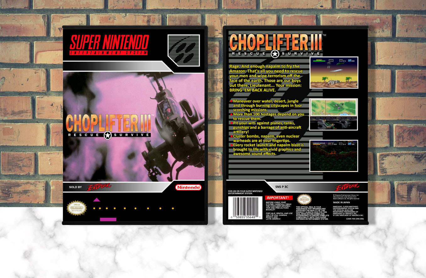 Choplifter III, Case Color: DARK GREY (OEM DS CASE COLOR)