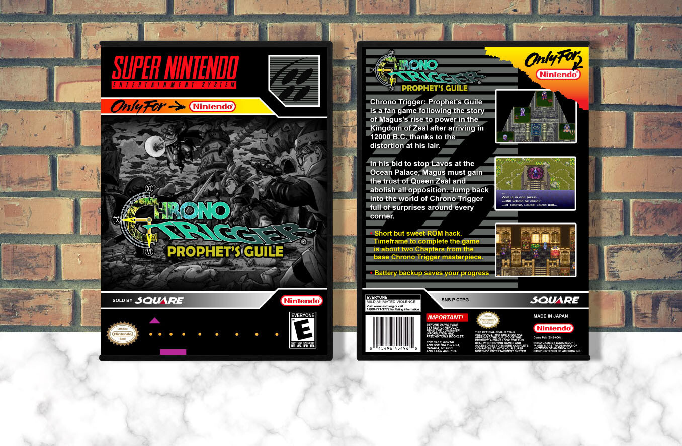 Chrono Trigger: Prophet's Guile, Case Color: DARK GREY (OEM DS CASE COLOR)