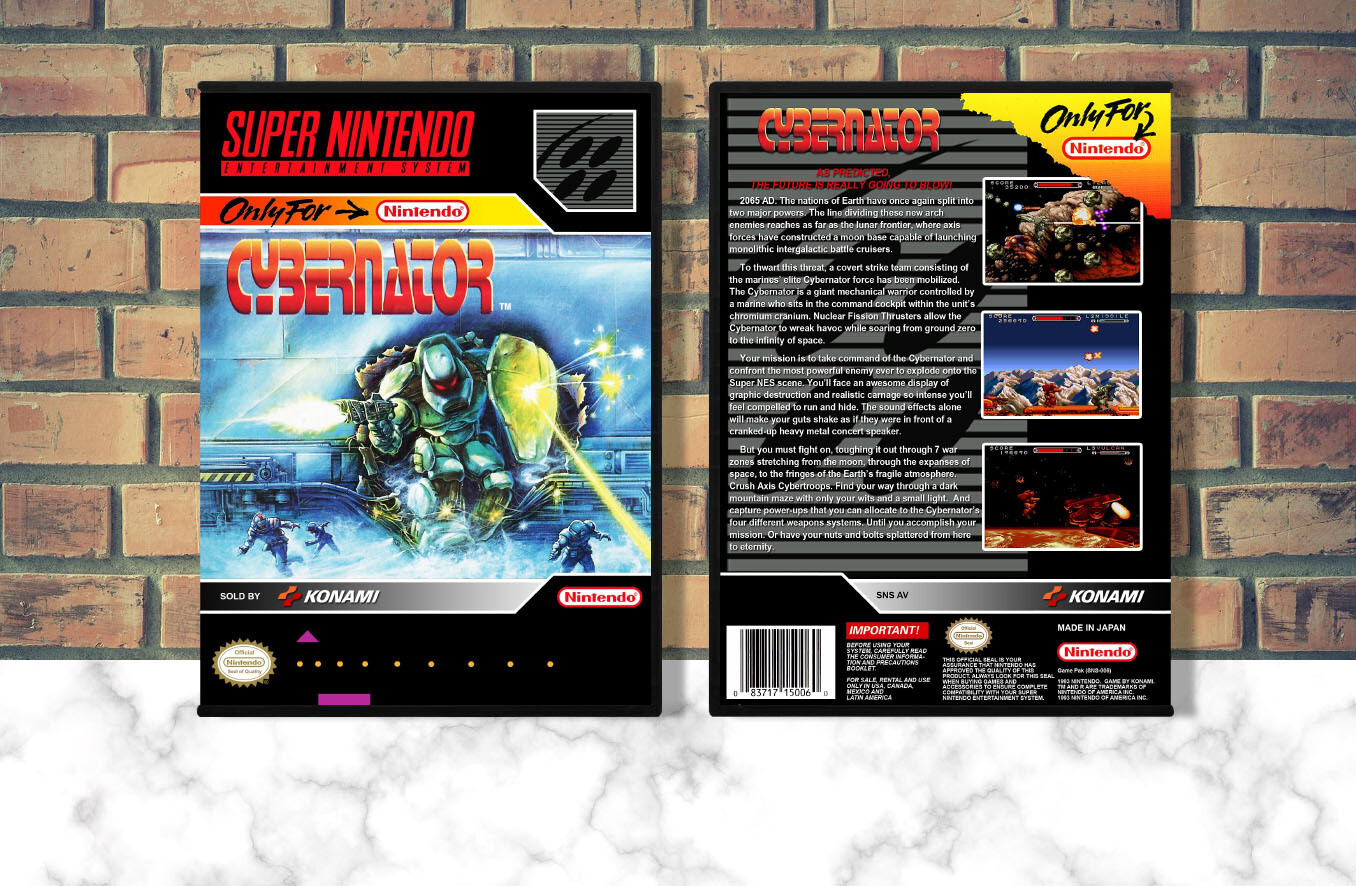 Cybernator, Case Color: DARK GREY (OEM DS CASE COLOR)