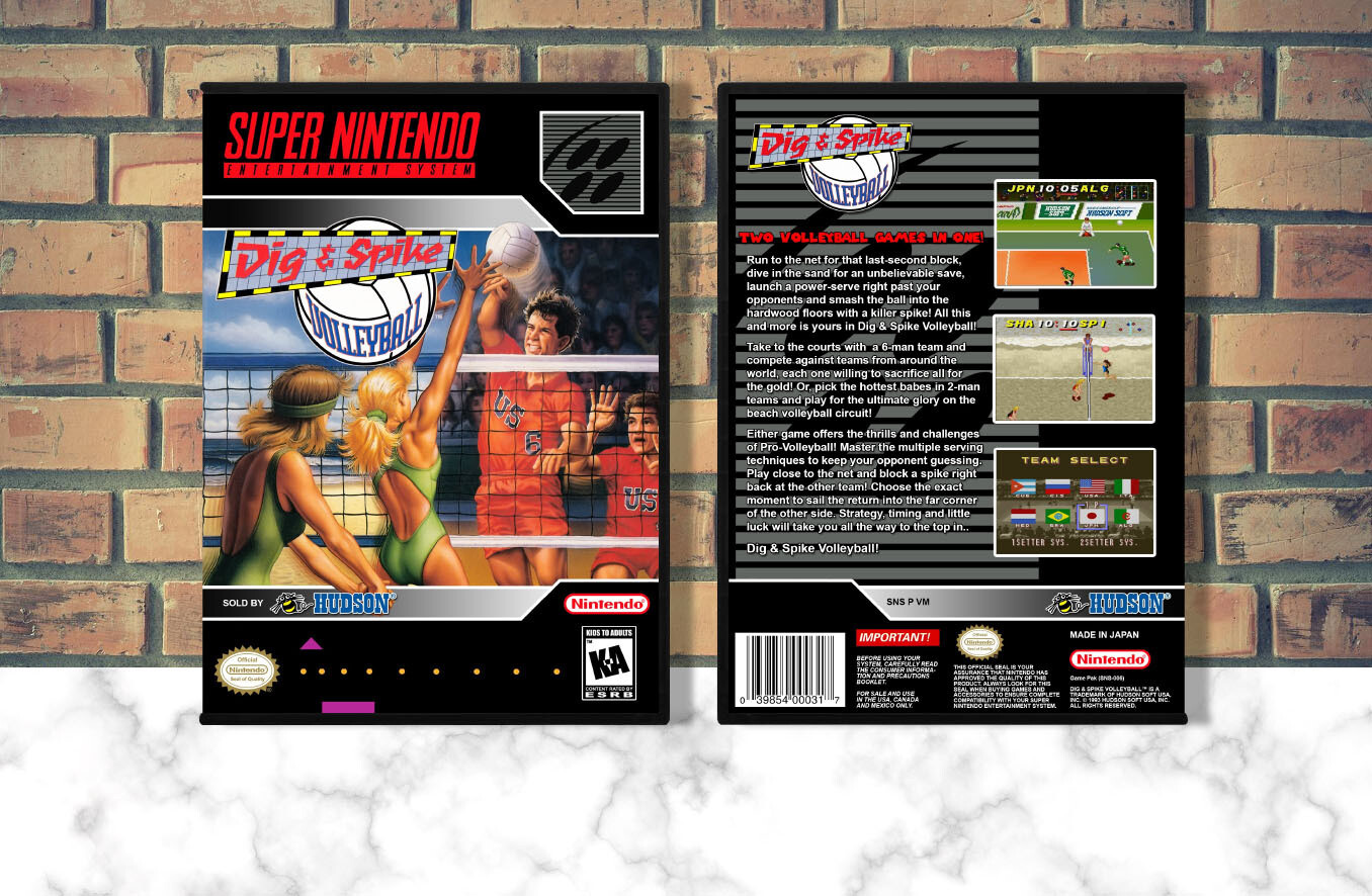 Dig &amp; Spike Volleyball, Case Color: DARK GREY (OEM DS CASE COLOR)