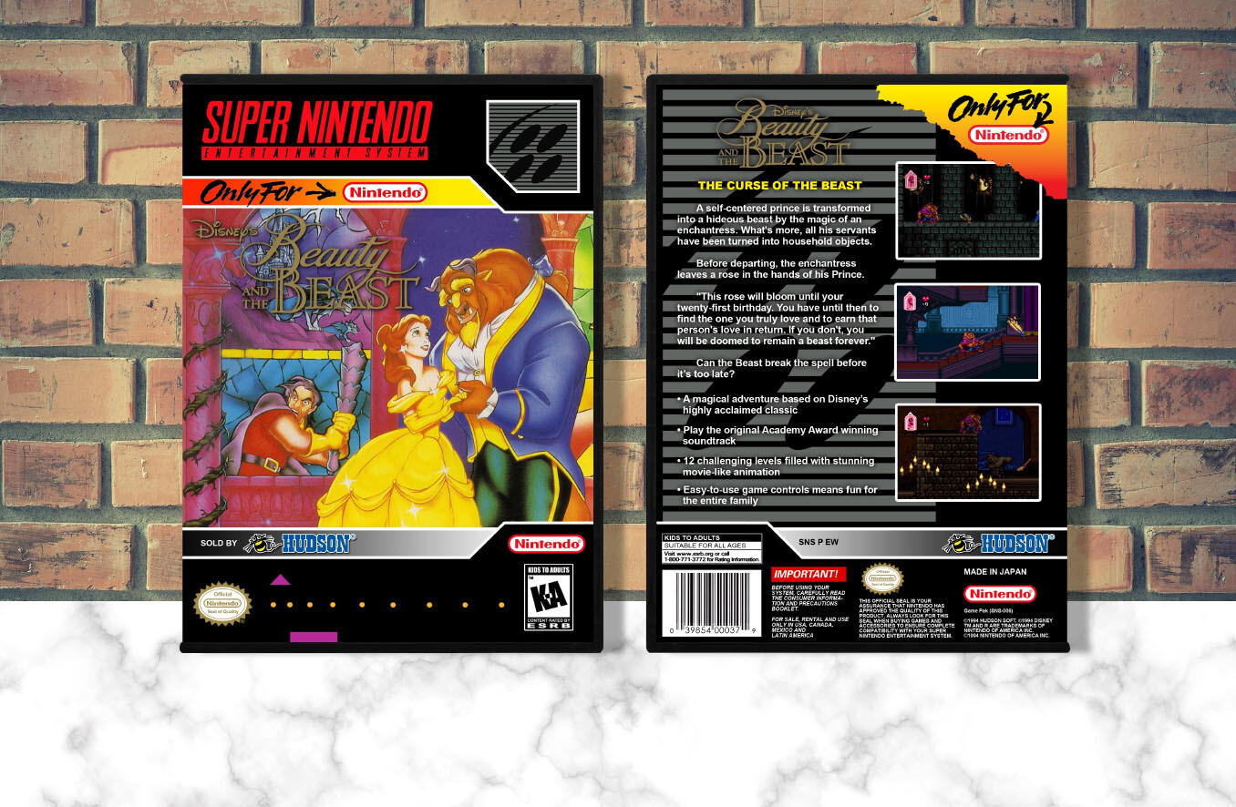 Disney&#39;s Beauty and the Beast, Case Color: DARK GREY (OEM DS CASE COLOR)