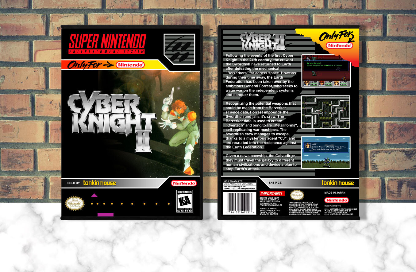 Cyber Knight II, Case Color: DARK GREY (OEM DS CASE COLOR)