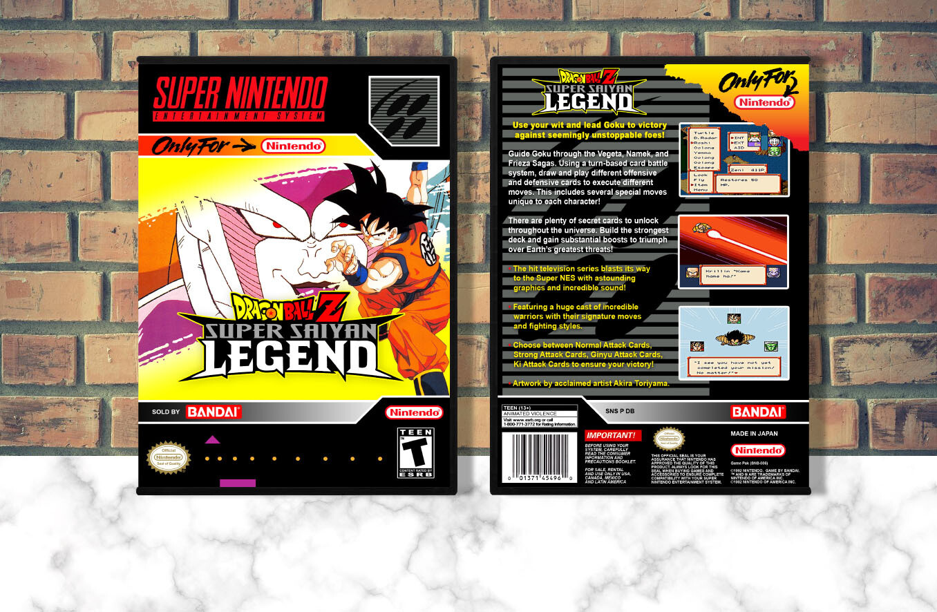 Dragon Ball Z: Super Saiyan Legend, Case Color: DARK GREY (OEM DS CASE COLOR)