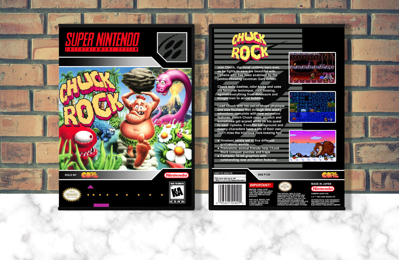 Chuck Rock, Case Color: DARK GREY (OEM DS CASE COLOR)