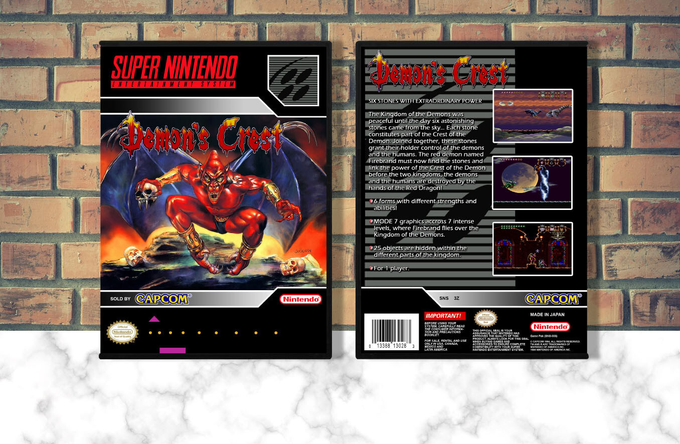 Demon&#39;s Crest, Case Color: DARK GREY (OEM DS CASE COLOR)