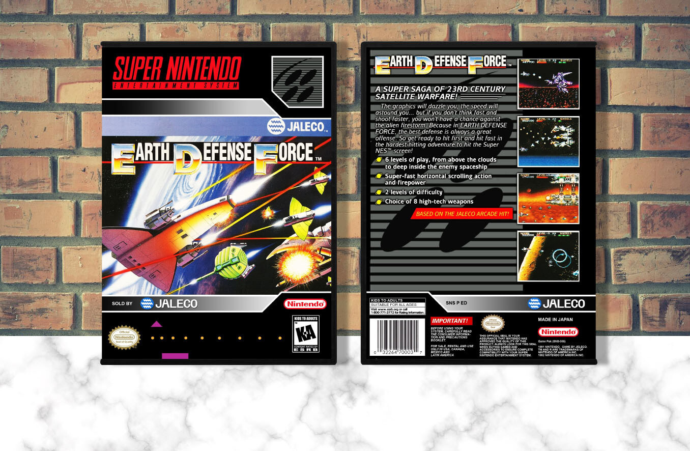 Earth Defense Force, Case Color: DARK GREY (OEM DS CASE COLOR)